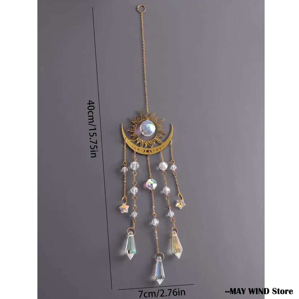 Moon Phase Crystal Sun Catcher