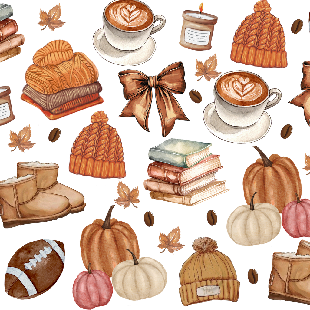 Cozy Fall Glass Cups