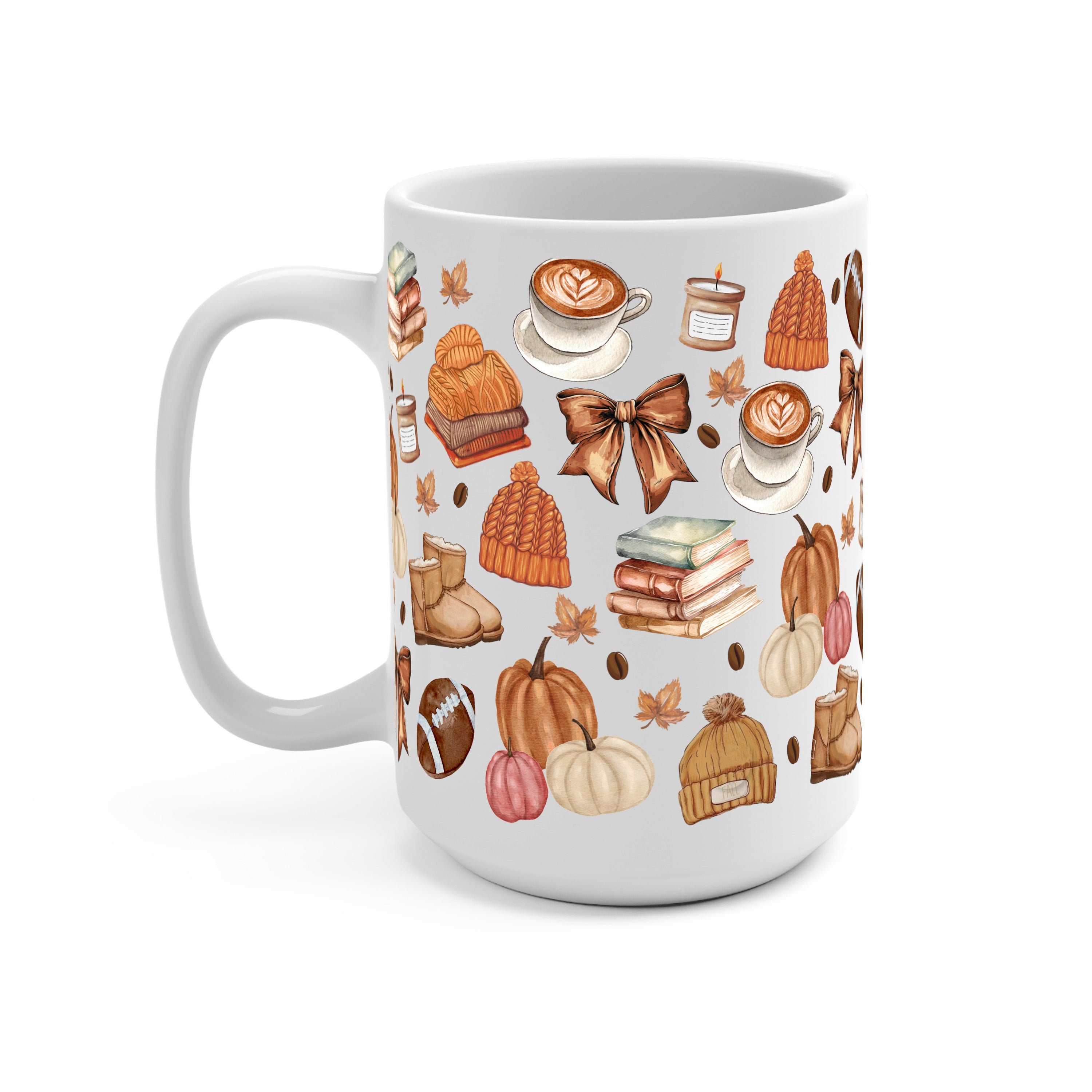 Cozy Fall Glass Cups